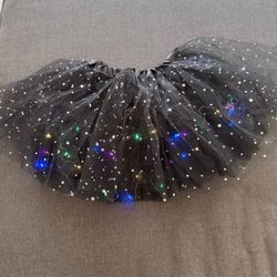 Black lighted tutu
