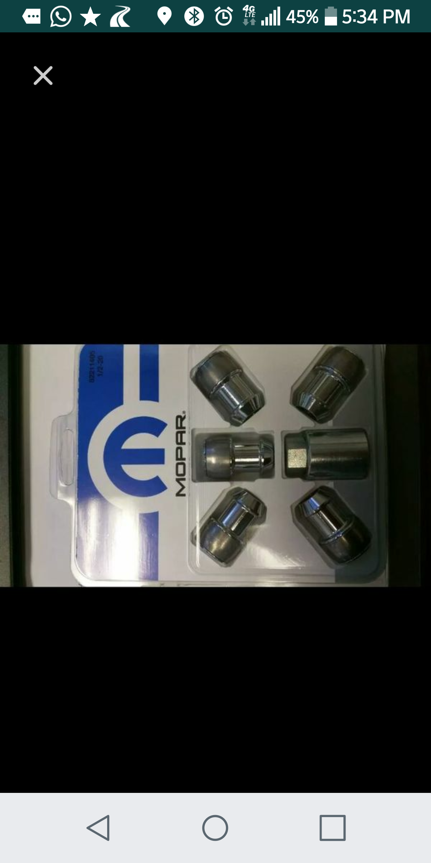 New wheel locks mopar 2007 to 2017 Jeep Wrangler