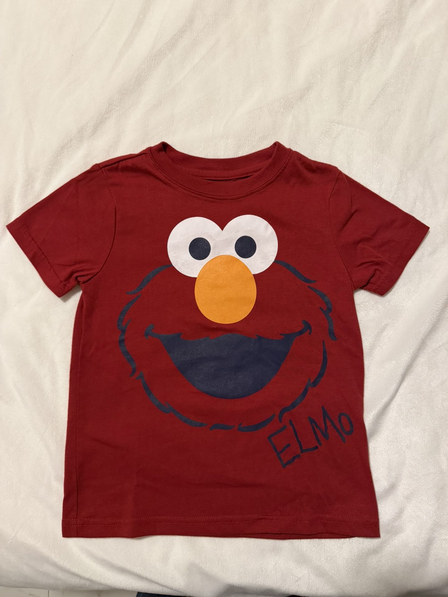 Sesame Street Elmo Boys’ T-Shirt for Toddler – Blue/Red