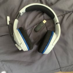Hyper X wireless headphones with Fifine mic