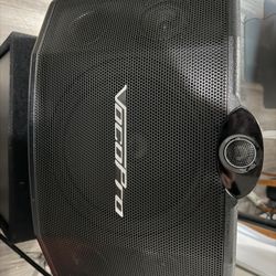 VocoPro SV-500 Passive, Unpowered 3-Way Vocal Speaker (250 Watts, 1x10