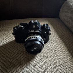 Nikon EM Japanese Camera 50mm