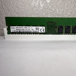 SK Hynix 16GB DDR4‑2666 ECC Unbuffered RAM