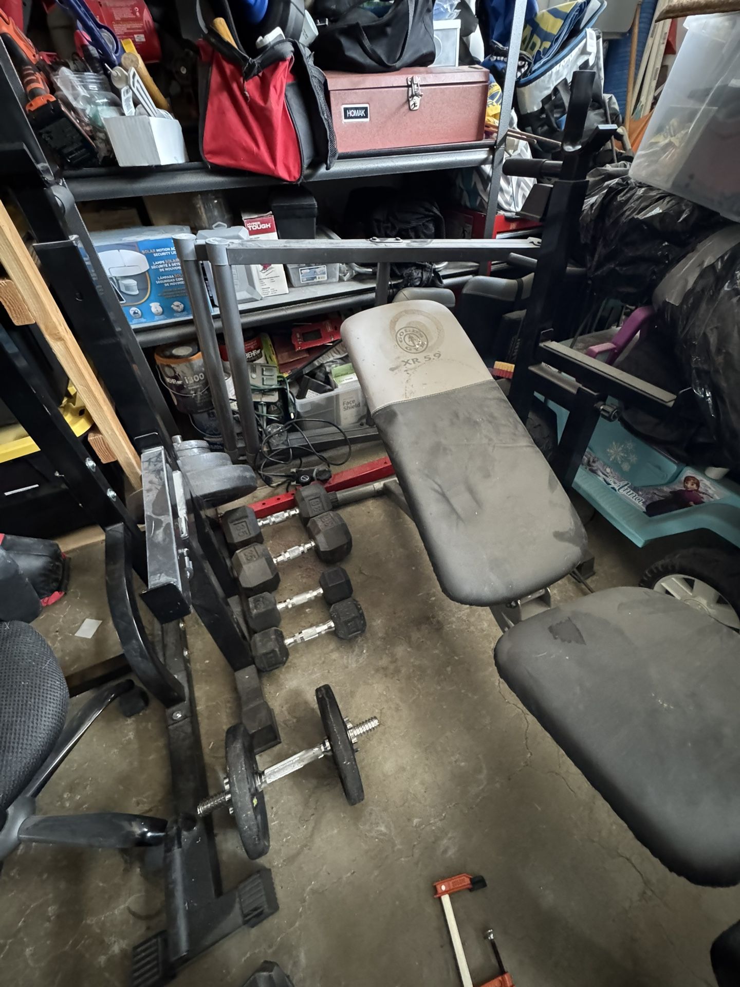 Adjustable Rack & Adjustable Bench
