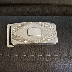 Sterling Silver Belt Buckle 