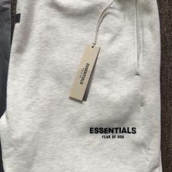 Essential Light Outmeal Sweat Pants 