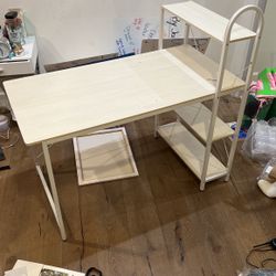 Desk w/ Shelves