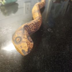 Wooden Handmade Deco Snake 