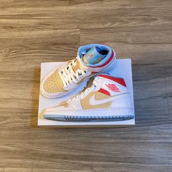 Jordan 1 Mid Sesame Women