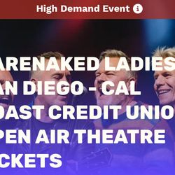 BareNaked Lady Tickets - Fire Sale