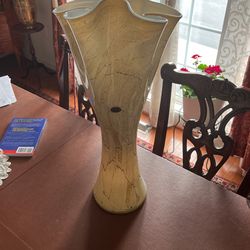 Brand New cream vase (hand made) poland
