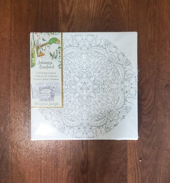 JOHANNA BASFORD Magical Jungle Coloring Canvas