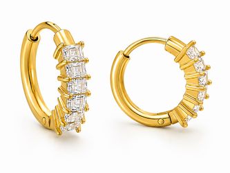 Stainless Steel Hoop Earrings