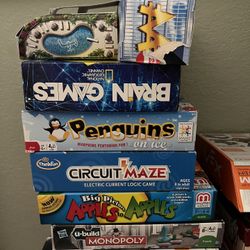 Board Games, Age 8 to Adult 