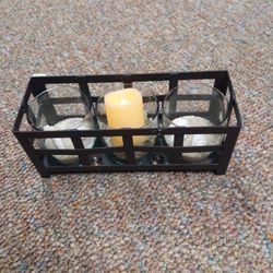 Repurposed Metal Into Tea light Holder