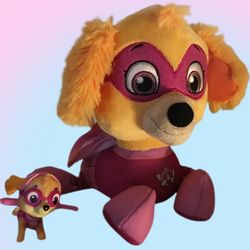 Skye From Paw Patrol Plush + Figurine
