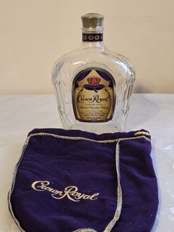 Crown Royal Empty Bottle New 
