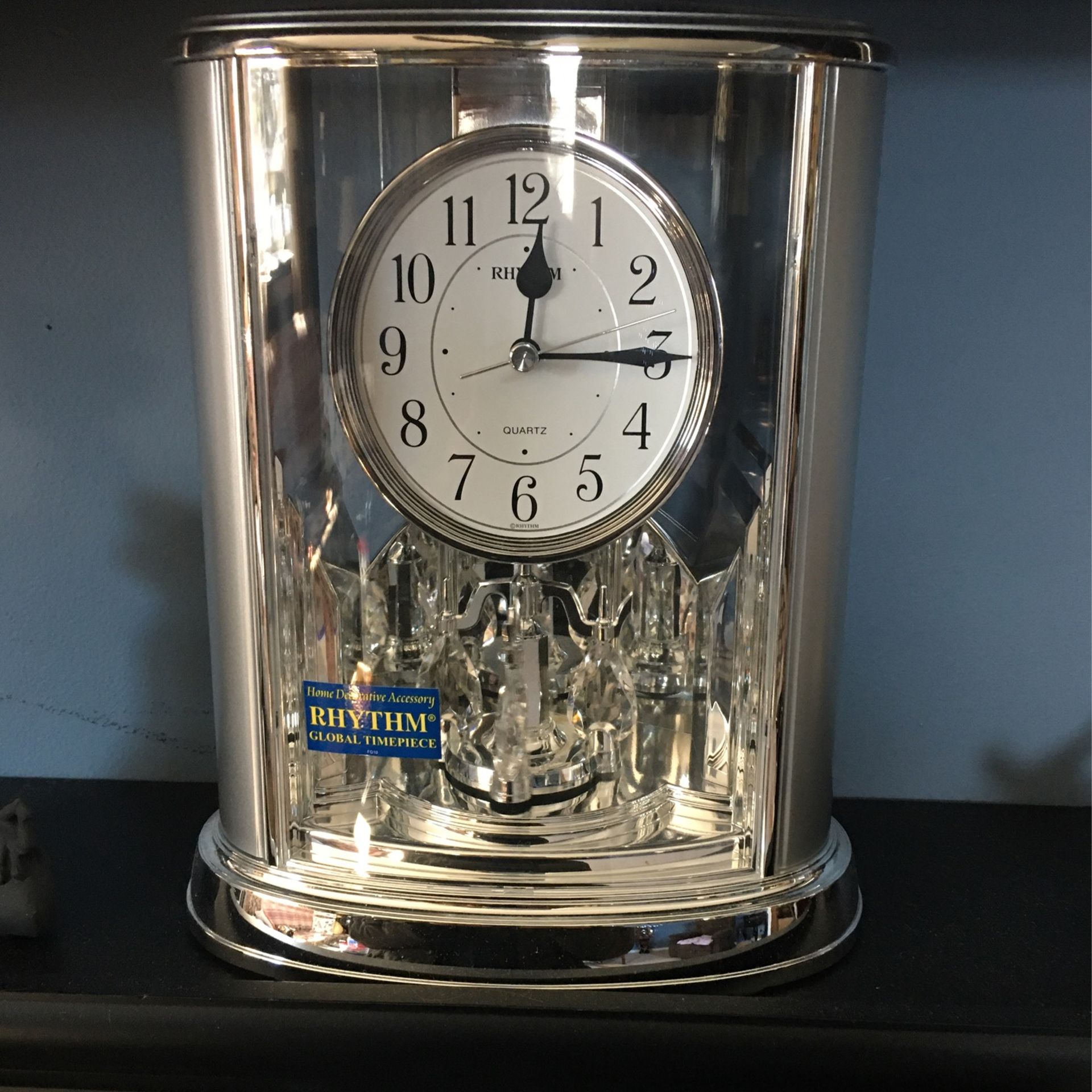 Rhythm Mantle Clock Teardrop