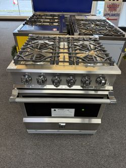 Hestan  KRG304NG 30 Inch Freestanding Professional Gas Range