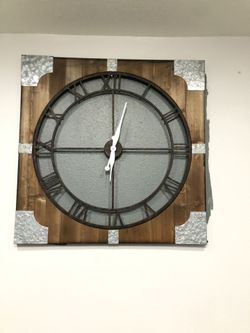 Wooden clock