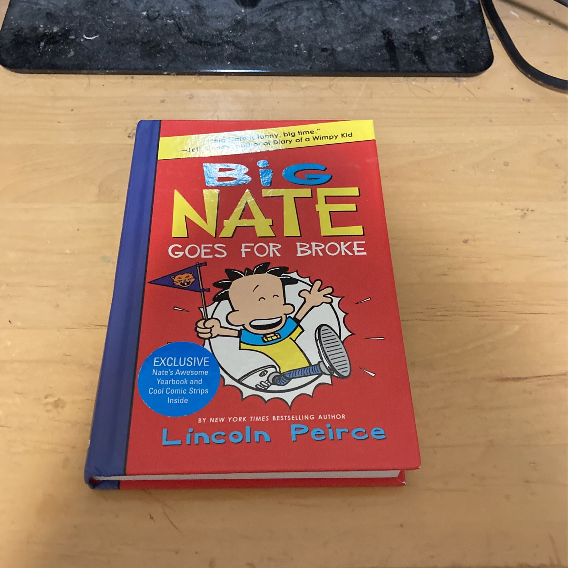 Big Nate Goes For Broke Hardcover Book