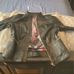 Jin Xi  Leather Jacket 