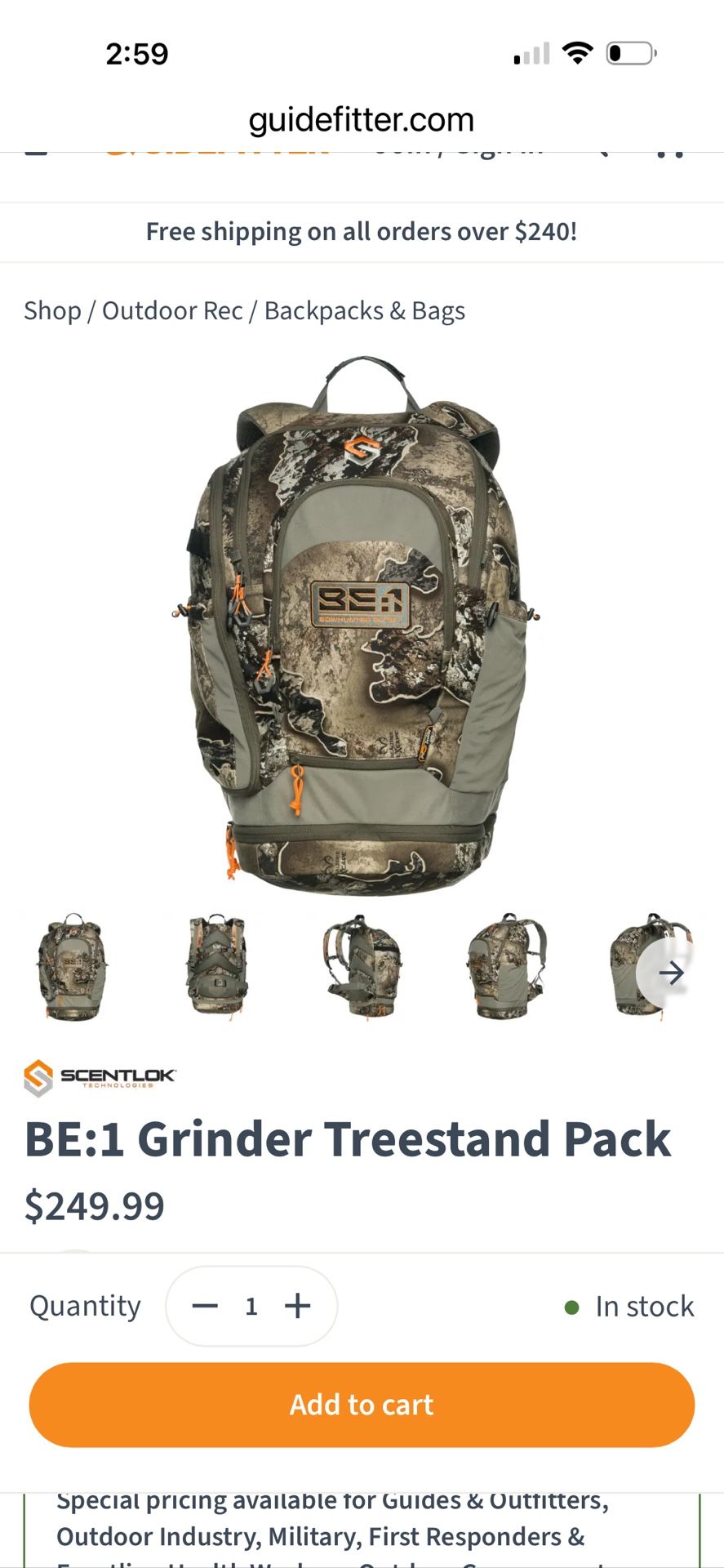 Camo Tree Stand Bag