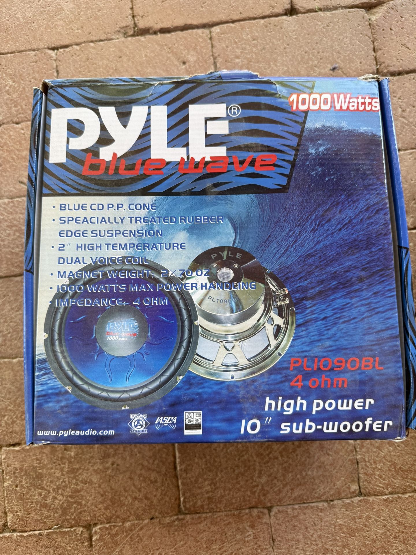 10”subwoofer 1000wDVC 4ohm