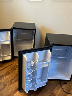 Two Snackmate Mini Refrigerators
