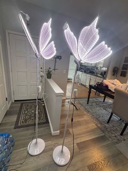 $120 butterfly lamps