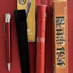 Retro 1951 Tornado Red Rollerball Pen VRR-1308
