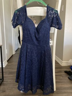 Navy blue dress