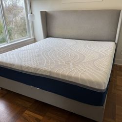 King Size Mattress, Headboard and Frame