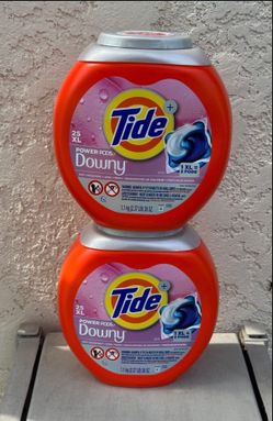 Tide pods with downy