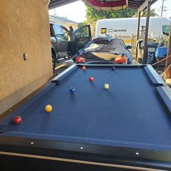 Outdoors Pool Table