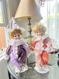 Vintage Ceramic Baby Clown