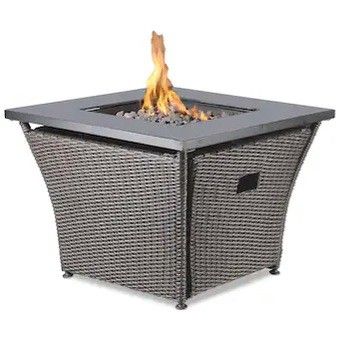 Blue Rhino 32-in W 50000-BTU Steel Propane Gas Fire Pit Table
