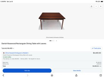 Rosewood Table