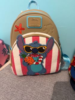 Stitch Beach Towel Loungefly Backpack!