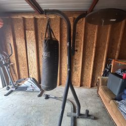 Boxing Bag With Speed Bag Hookup
