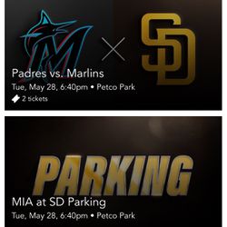 Padres vs Marlins May 28th