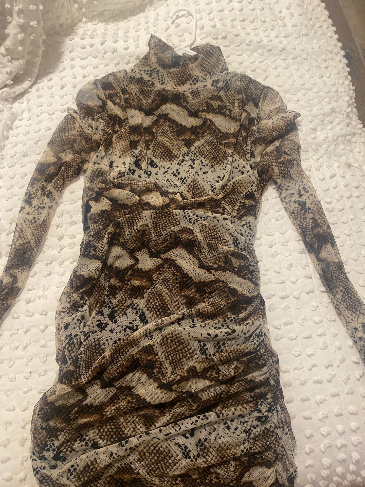 Snake Print dress Large