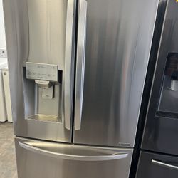 Stainless Steel 3 Doors LG Refrigerator 