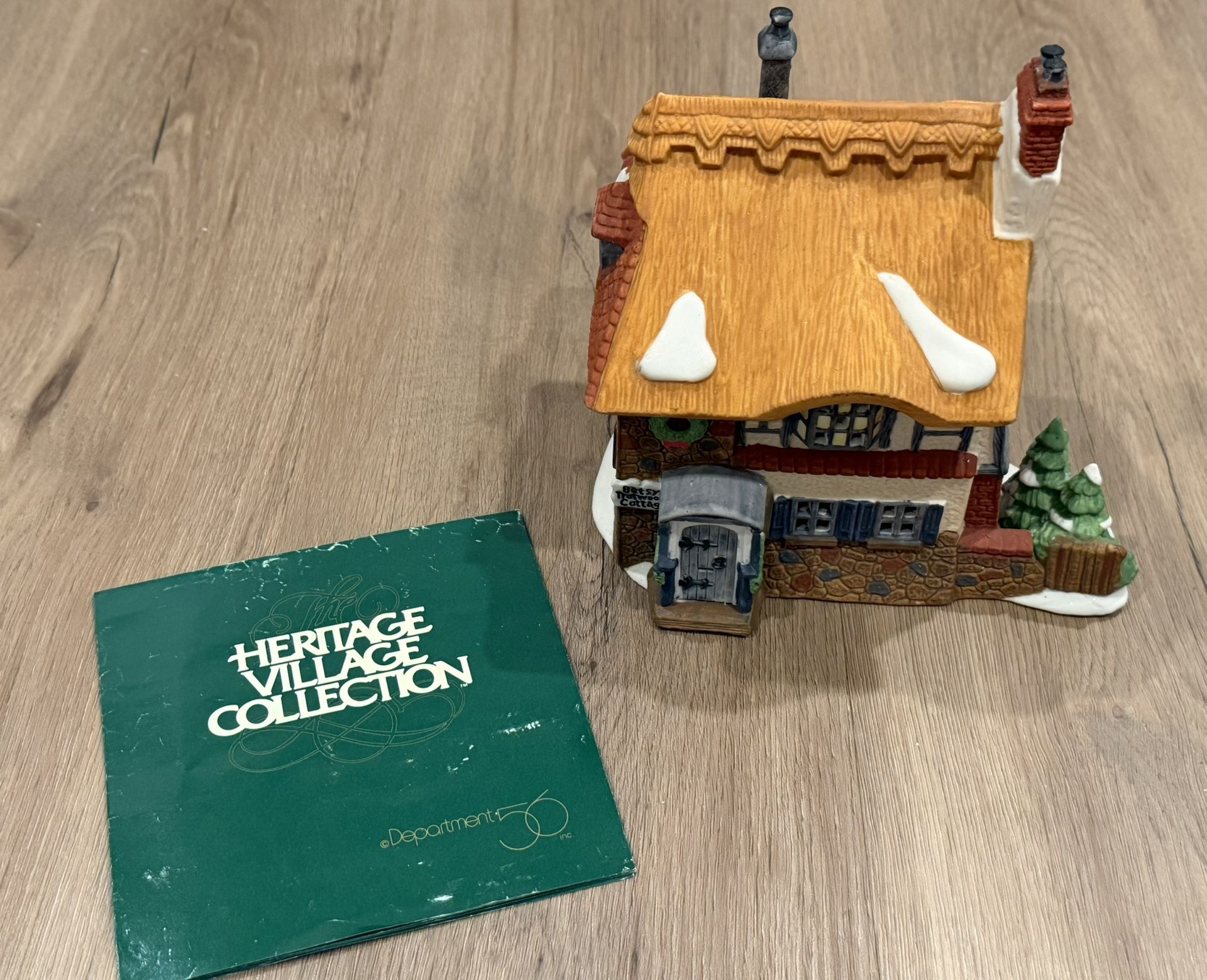 Dept. 56 Dickens Village Series Betsy Trotwood’s Cottage 1989