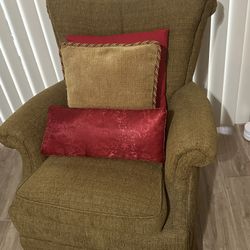 VINTAGE  SOFA ROCKING CHAIR