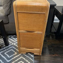 Wooden Night Stand Two Drawers 