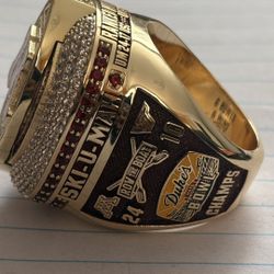 2025 Duke Bowl Champions Ring