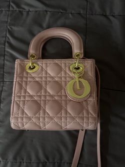 Pink tote bag