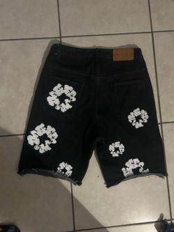 Denim Tears Black Denim Shorts