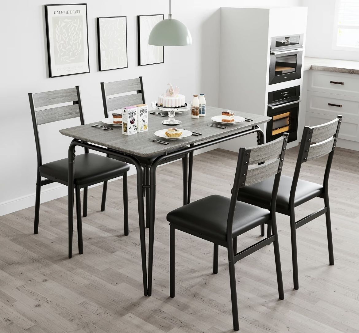 Ideal House Dining Table Set For 4 Chairs